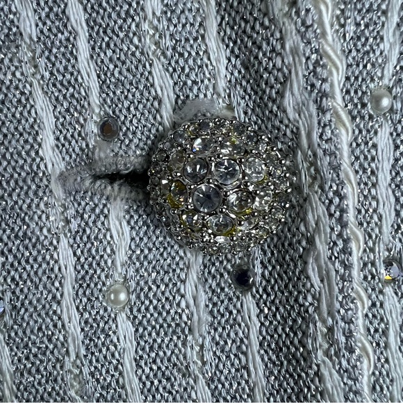 St. John Courure Beads Blazer Size 12 - Picture 4 of 9